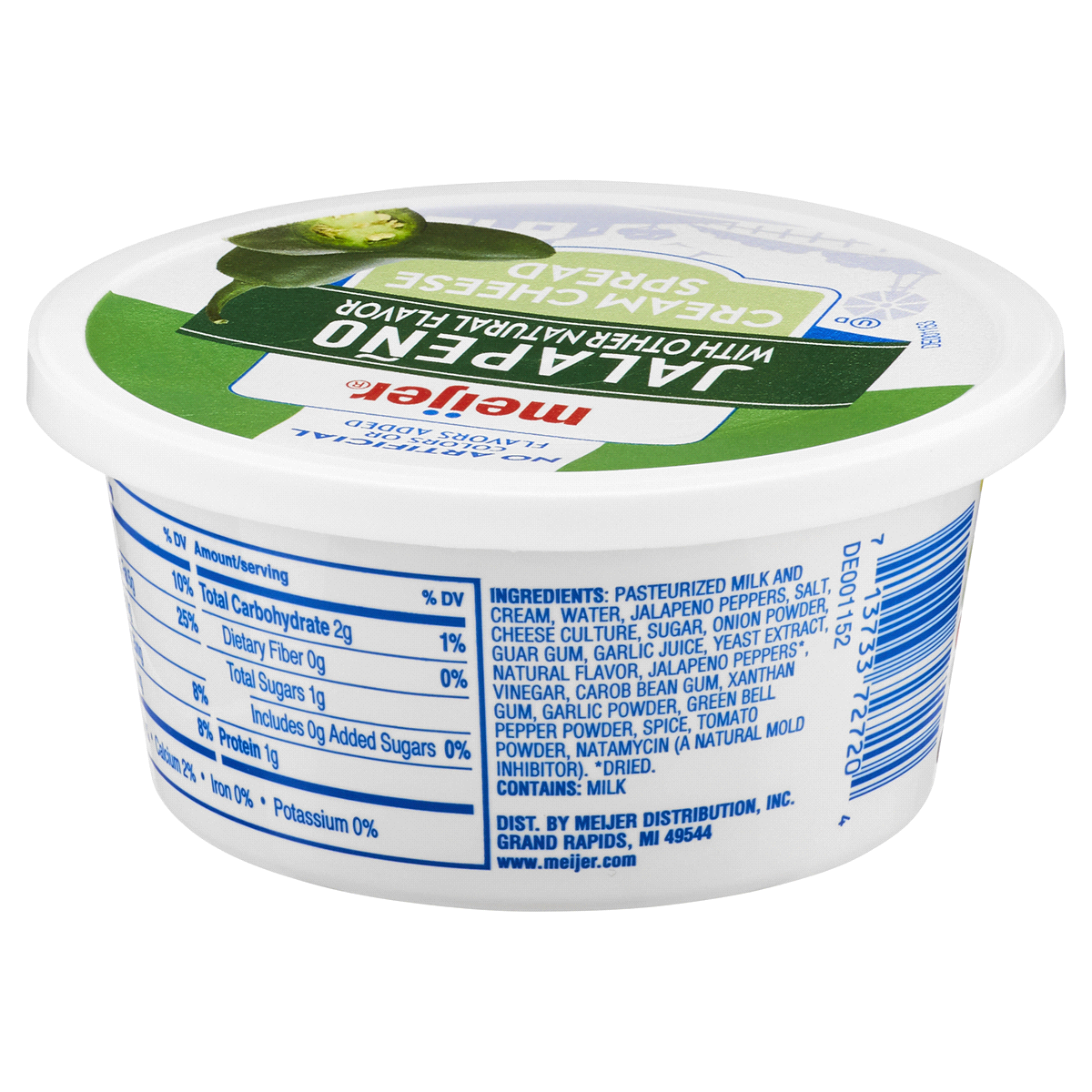 slide 3 of 3, Meijer Jalapeno Cream Cheese Spread, 8 oz