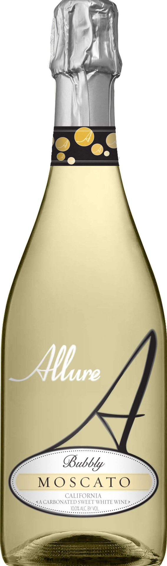 slide 1 of 1, Allure Bubbly Moscato Sweet Wine, 750 ml