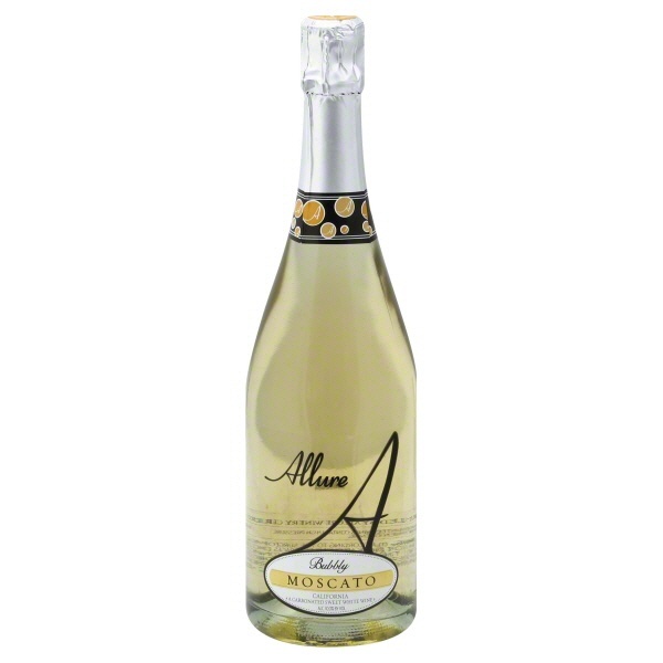 slide 1 of 1, Allure Bubbly Moscato Sweet Wine, 750 ml