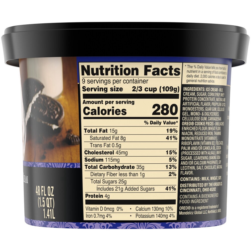 slide 2 of 6, Private Selection Ice Cream, Cookies and Cream, 48 oz