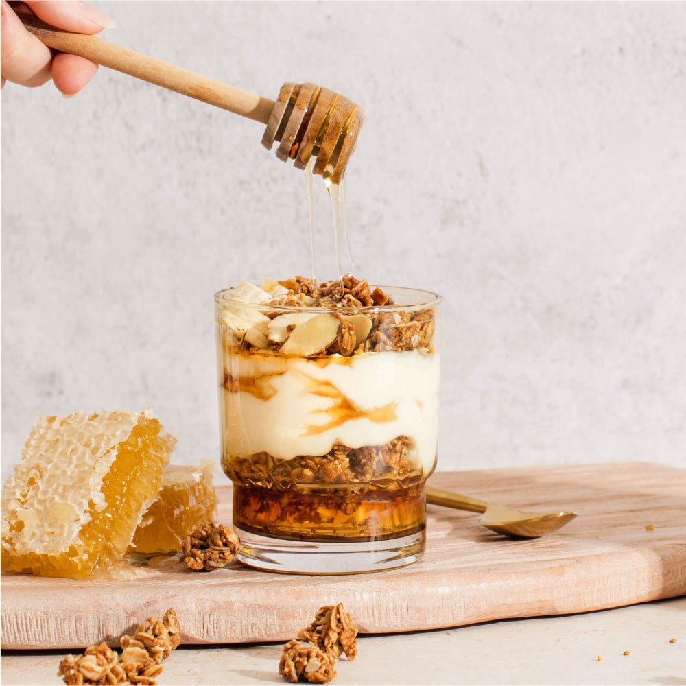 slide 2 of 5, Purely Elizabeth Honey Almond Probiotic Ancient Grain Granola, 8 oz