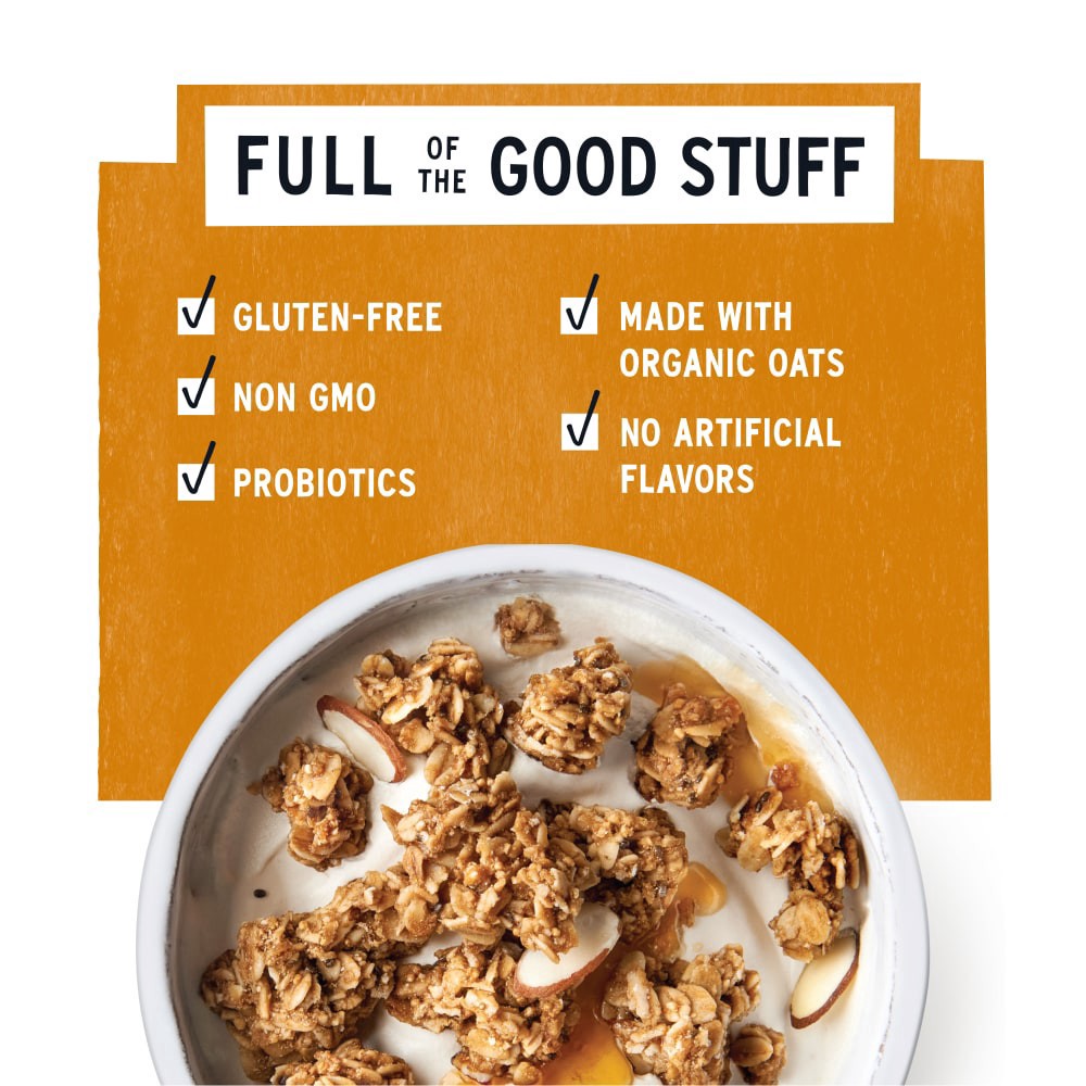 slide 5 of 5, Purely Elizabeth Honey Almond Probiotic Ancient Grain Granola, 8 oz