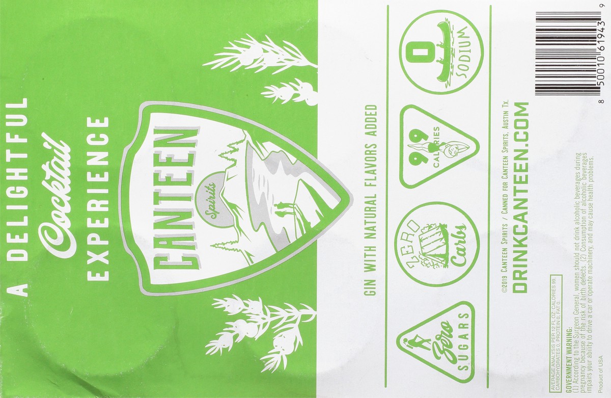 slide 2 of 9, Canteen 6 Pack Blossom/Citrus/Ruby Gin Spritz 6-12 fl oz Cans, 72 oz