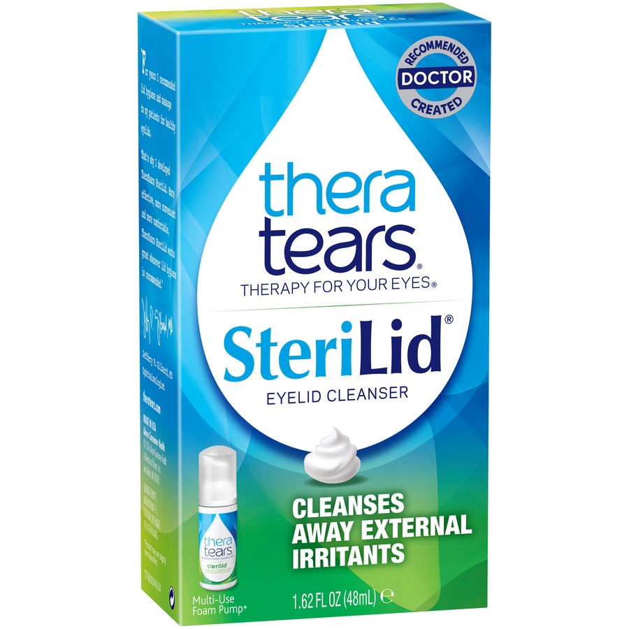 slide 2 of 7, TheraTears SteriLid Eyelid Cleanser, 1.62 fl oz