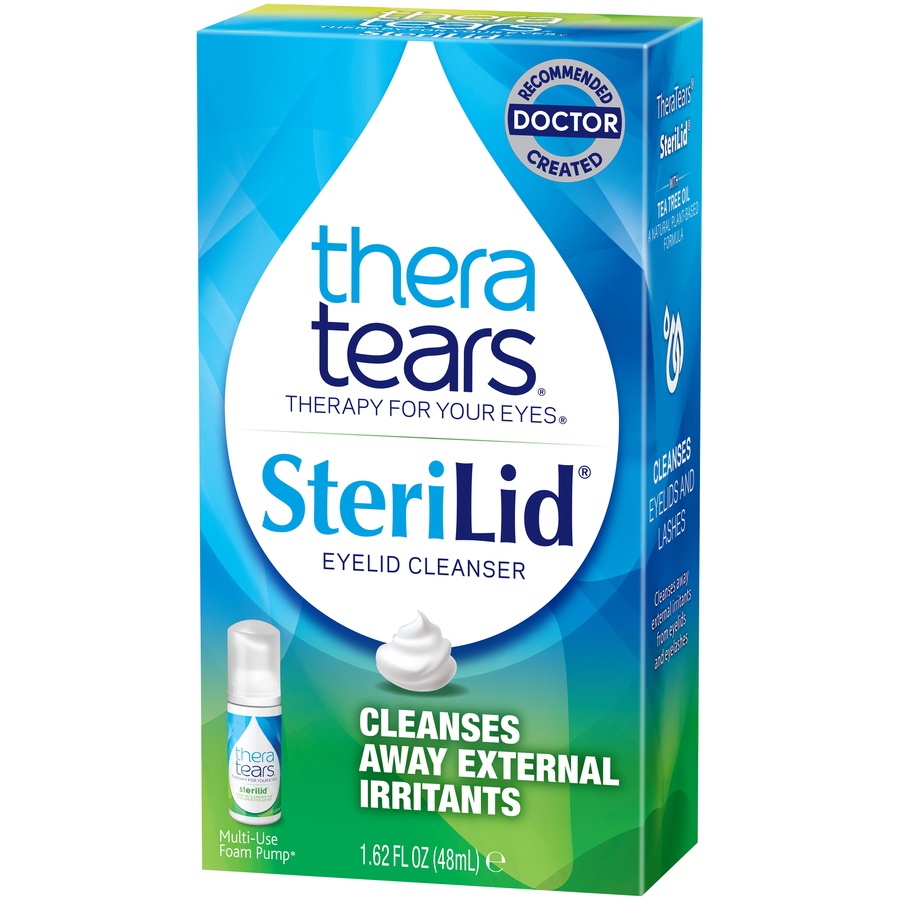 slide 3 of 7, TheraTears SteriLid Eyelid Cleanser, 1.62 fl oz