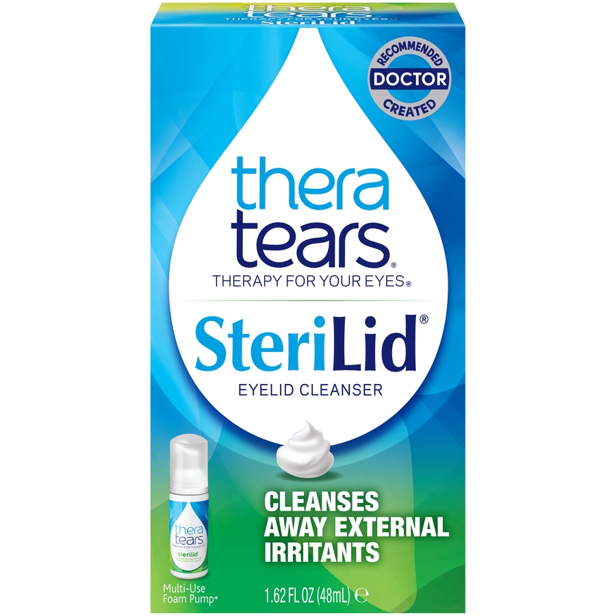 slide 1 of 7, TheraTears SteriLid Eyelid Cleanser, 1.62 fl oz