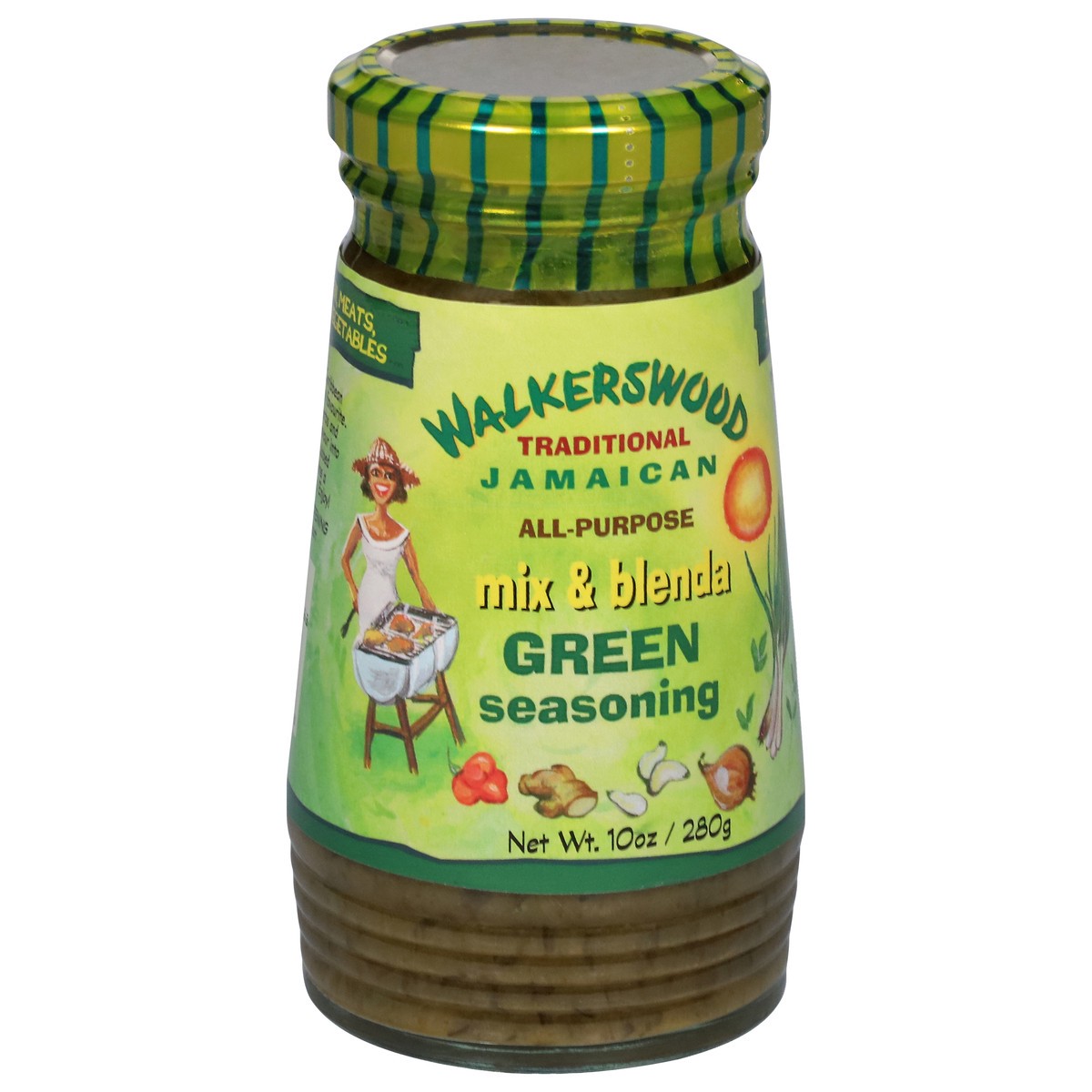 slide 12 of 13, Walkerswood Green Seasoning 10 oz, 10 oz