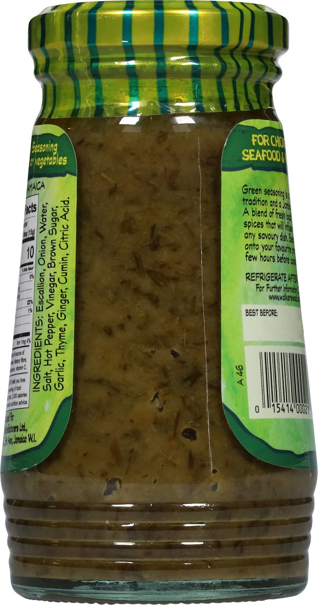 slide 13 of 13, Walkerswood Green Seasoning 10 oz, 10 oz