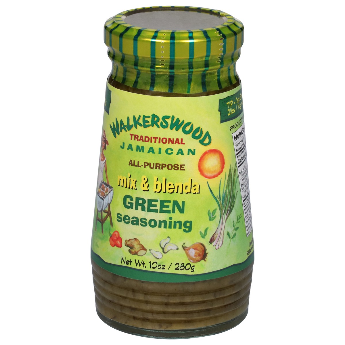 slide 10 of 13, Walkerswood Green Seasoning 10 oz, 10 oz