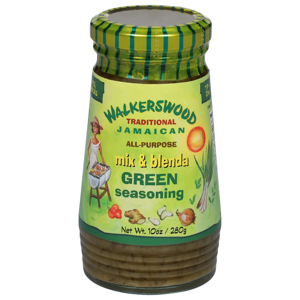 slide 9 of 13, Walkerswood Green Seasoning 10 oz, 10 oz