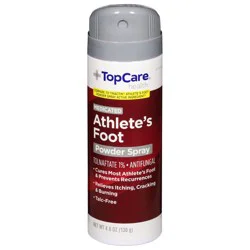 TopCare Health Medicated Athlete's Foot Powder Spray 4.6 oz