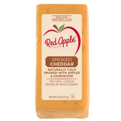 Red Apple Smoked Cheddar Cheese 8 oz