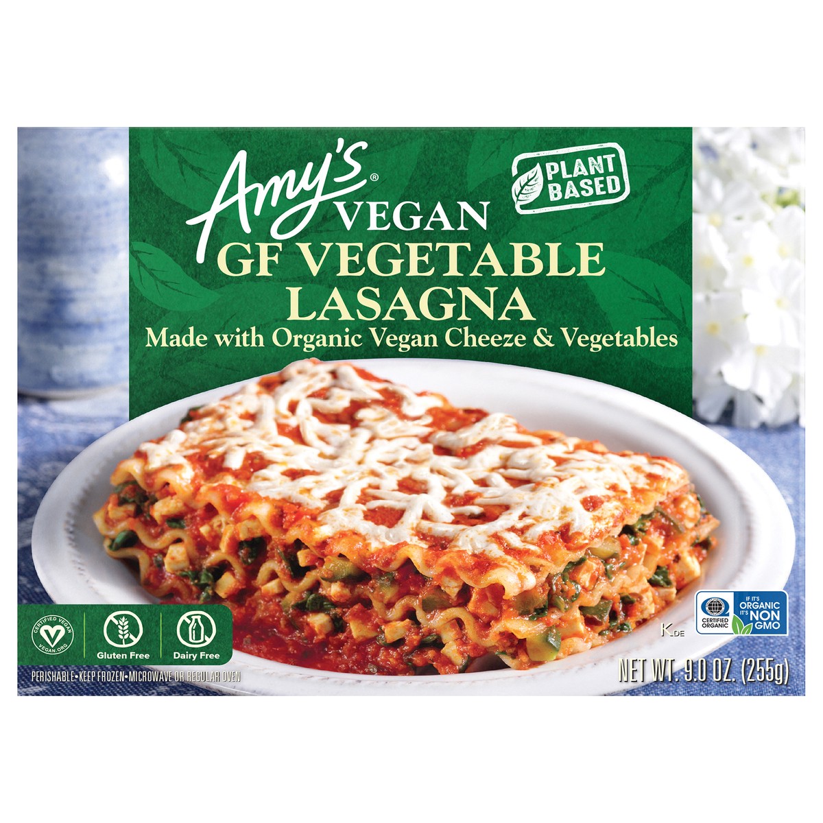 slide 1 of 7, Amy's Gluten Free Dairy Free Vegetable Lasagna, 9 oz