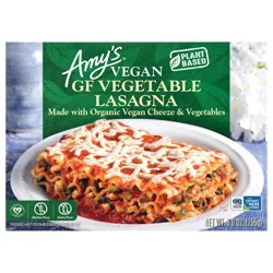 Amy's Vegan Gluten Free Frozen Vegan Vegetable Lasagna, 9 oz.