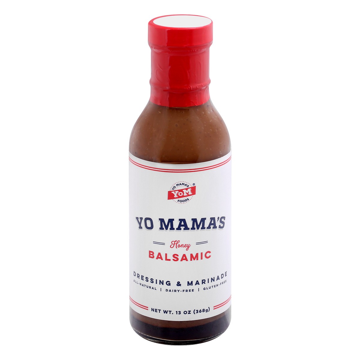 slide 10 of 13, Yo Mama's Honey Balsamic Dressing & Marinade 13 oz, 13 oz