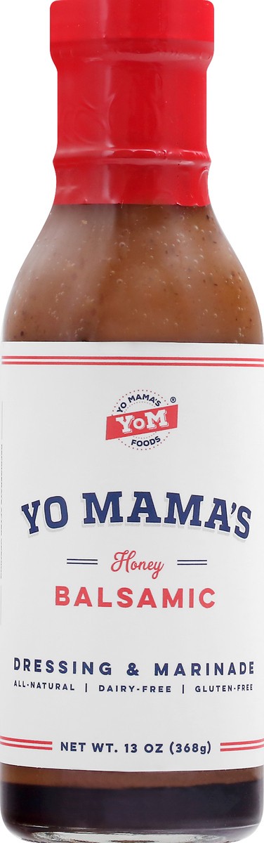 slide 8 of 13, Yo Mama's Honey Balsamic Dressing & Marinade 13 oz, 13 oz