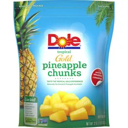 Dole Gold Tropical Pineapple Chunks Frozen Fruit
