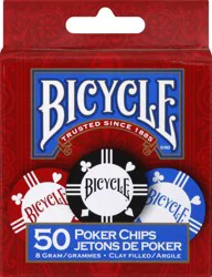 Bicycle Poker Chips 50 ea