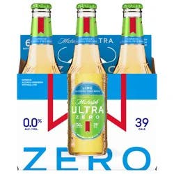 Michelob Ultra Zero Lime Non-Alcoholic Beer, 6 Pack, 12 fl oz Bottles
