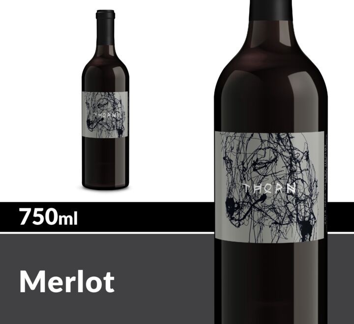 slide 1 of 3, The Prisoner Wine Company Thorn Napa Valley Merlot Red Wine by The Prisoner Wine Company, 750 mL Bottle, 25.36 fl oz