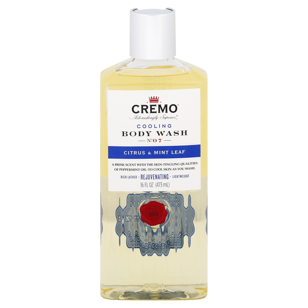 slide 1 of 9, Cremo Body Wash Citrus & Mint Leaf Cooling No. 07, 16 oz