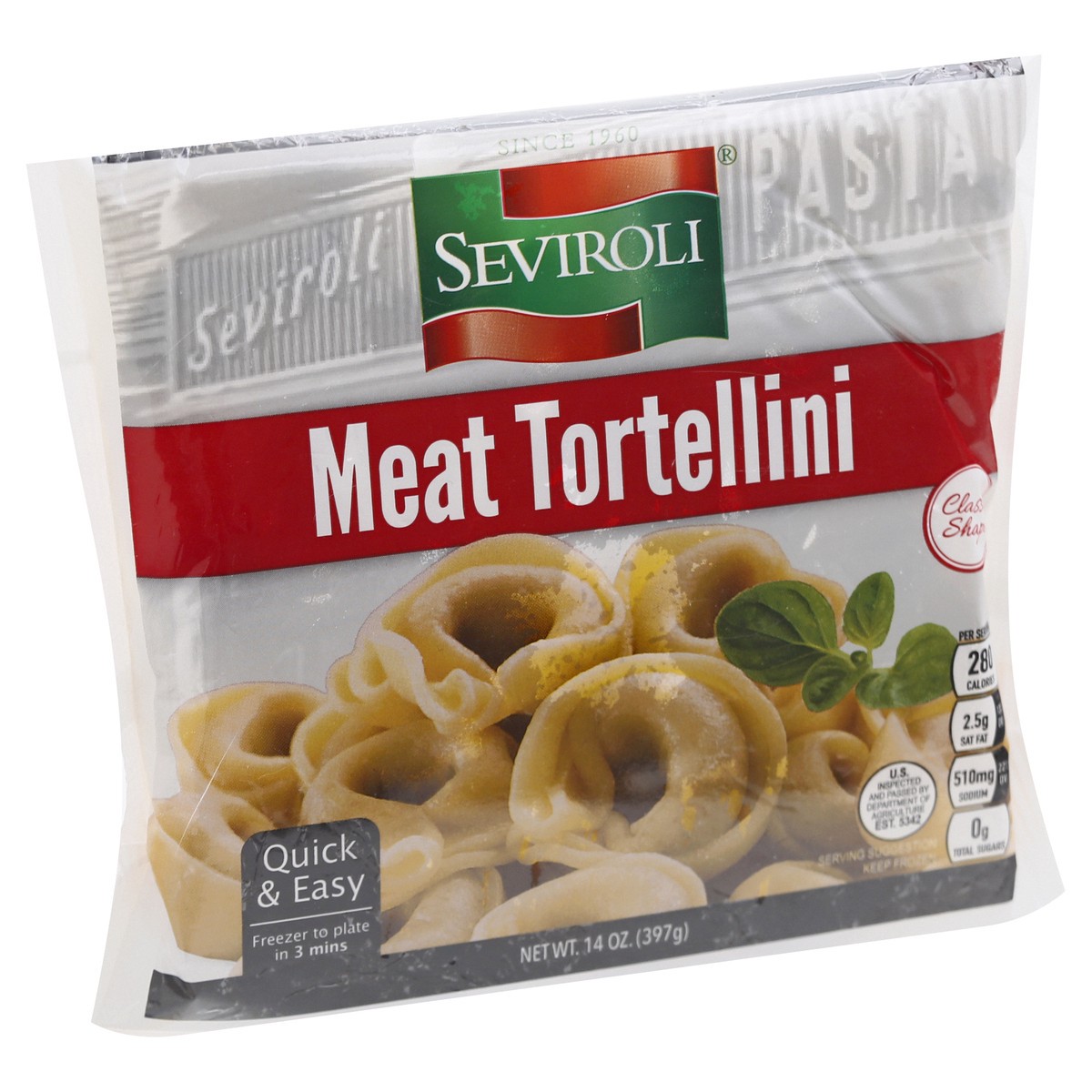 slide 8 of 10, Seviroli Meat Tortellini, 14 oz