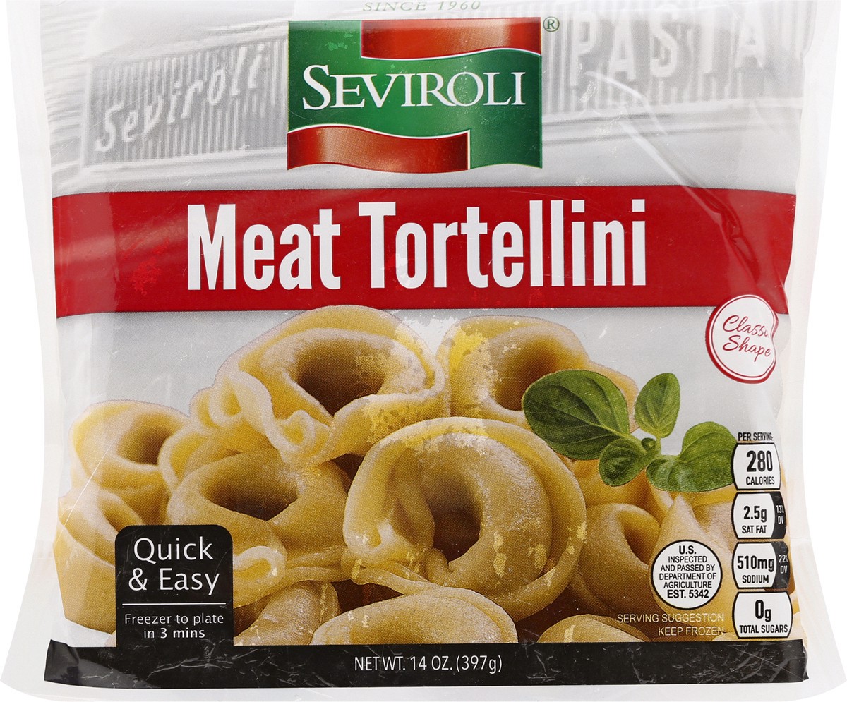 slide 9 of 10, Seviroli Meat Tortellini, 14 oz