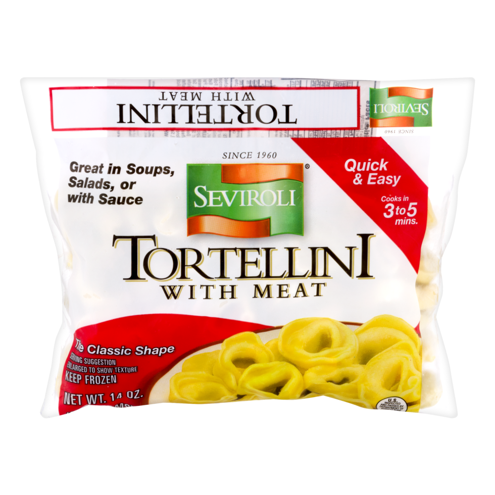 slide 1 of 10, Seviroli Meat Tortellini, 14 oz