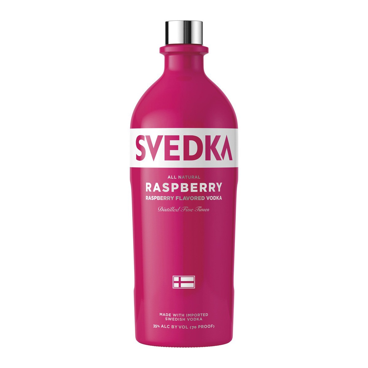 slide 1 of 2, SVEDKA Raspberry Flavored Vodka, 1.75 L Bottle, 70 Proof, 1.75 liter