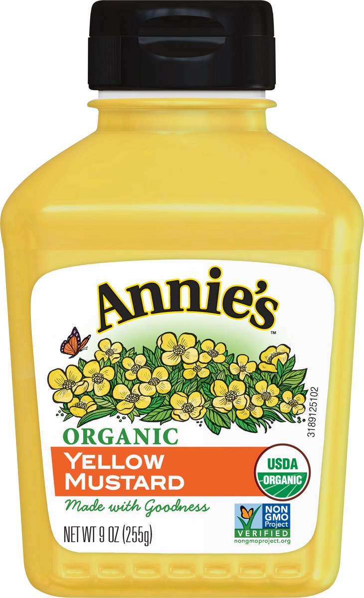 slide 6 of 9, Annie's Organic Yellow Mustard, Gluten Free, 9 oz. , 9 oz