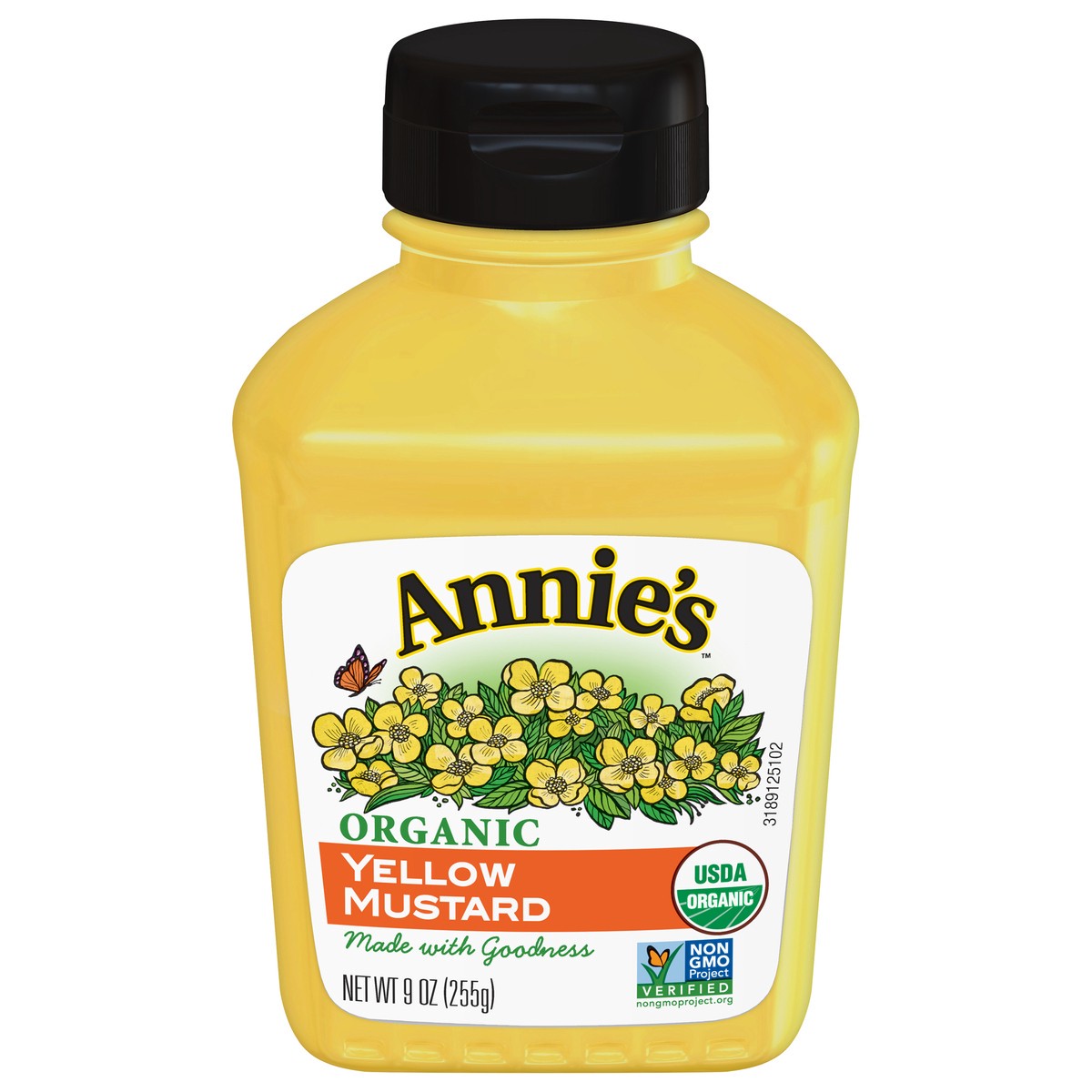 slide 1 of 9, Annie's Organic Yellow Mustard, Gluten Free, 9 oz. , 9 oz