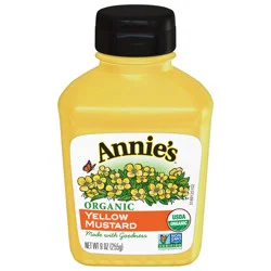 Annie's Organic Yellow Mustard, Gluten Free, 9 oz
