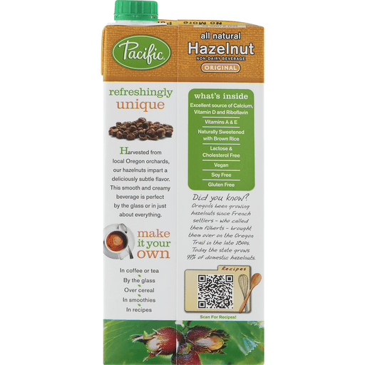 slide 15 of 18, Pacific Foods Hazelnut Original Plant-based Beverage, 32 fl oz