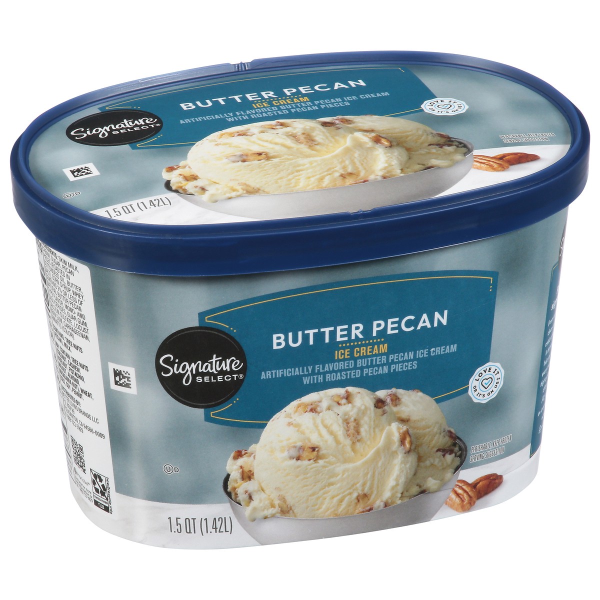 slide 7 of 12, Signature Select Butter Pecan Ice Cream 1.5 qt, 1.5 qt