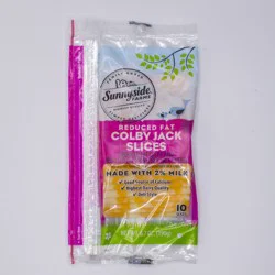 Sunnyside Farms, Natural Reduced Fat Colby Jack Slices