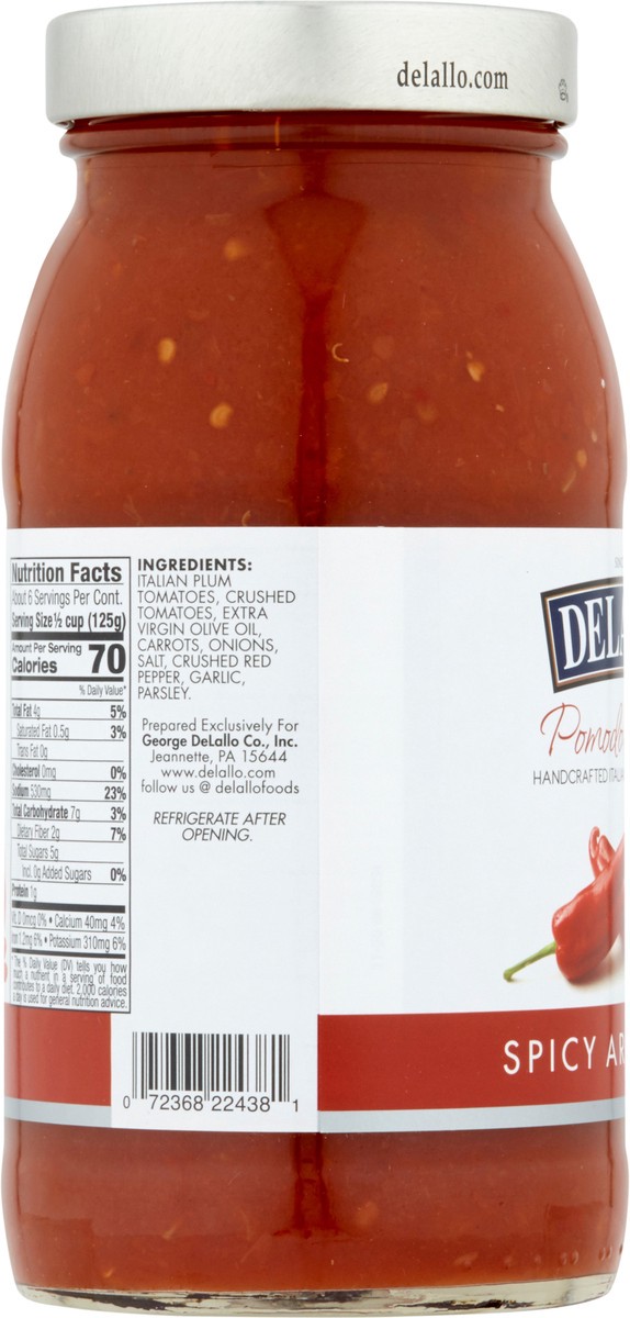 slide 3 of 7, Sauce,Fresco,Arrabiatta, 25 fl oz