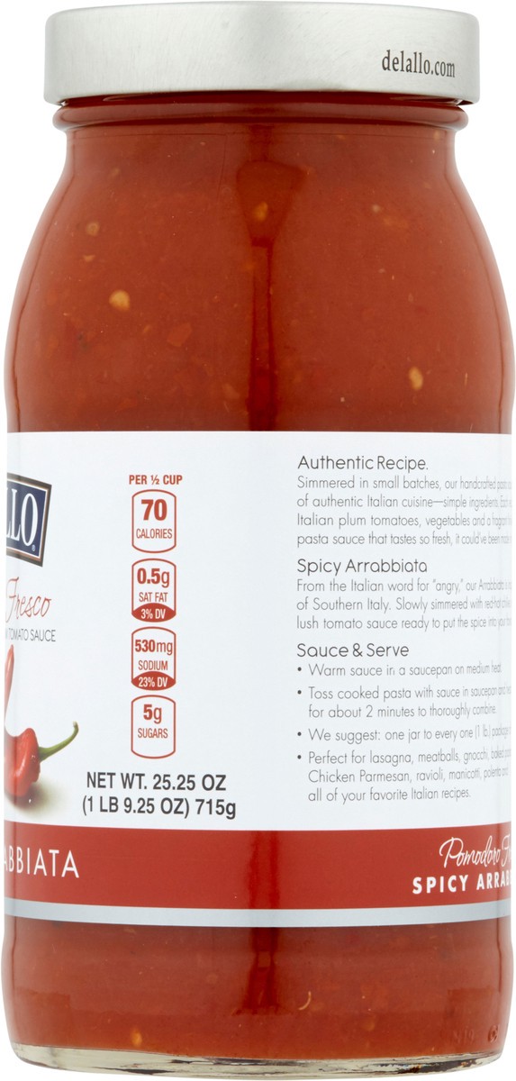 slide 5 of 7, Sauce,Fresco,Arrabiatta, 25 fl oz