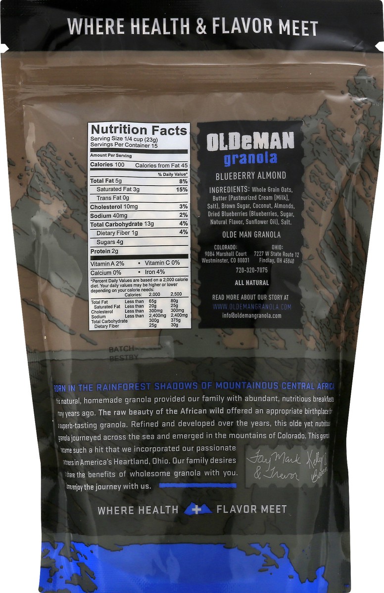slide 6 of 12, Olde Man Granola Blueberry Almond Granola - 12 oz, 12 oz