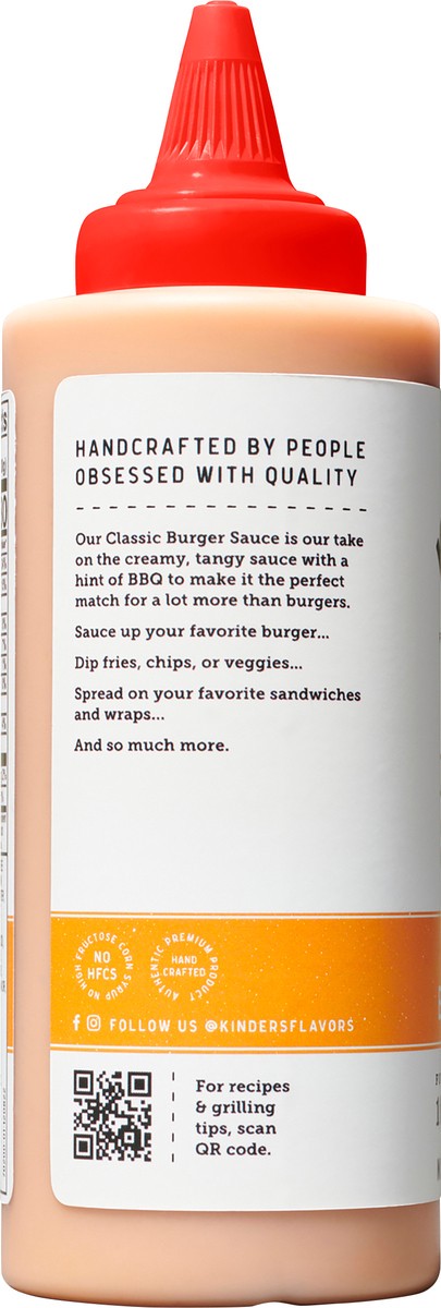 slide 6 of 10, Kinder's Classic Burger Sauce, 12.7 oz