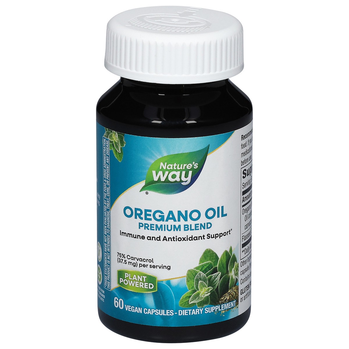 slide 1 of 9, Nature's Way Premium Blend Oregano Oil 60 Vegan Capsules, 60 ct