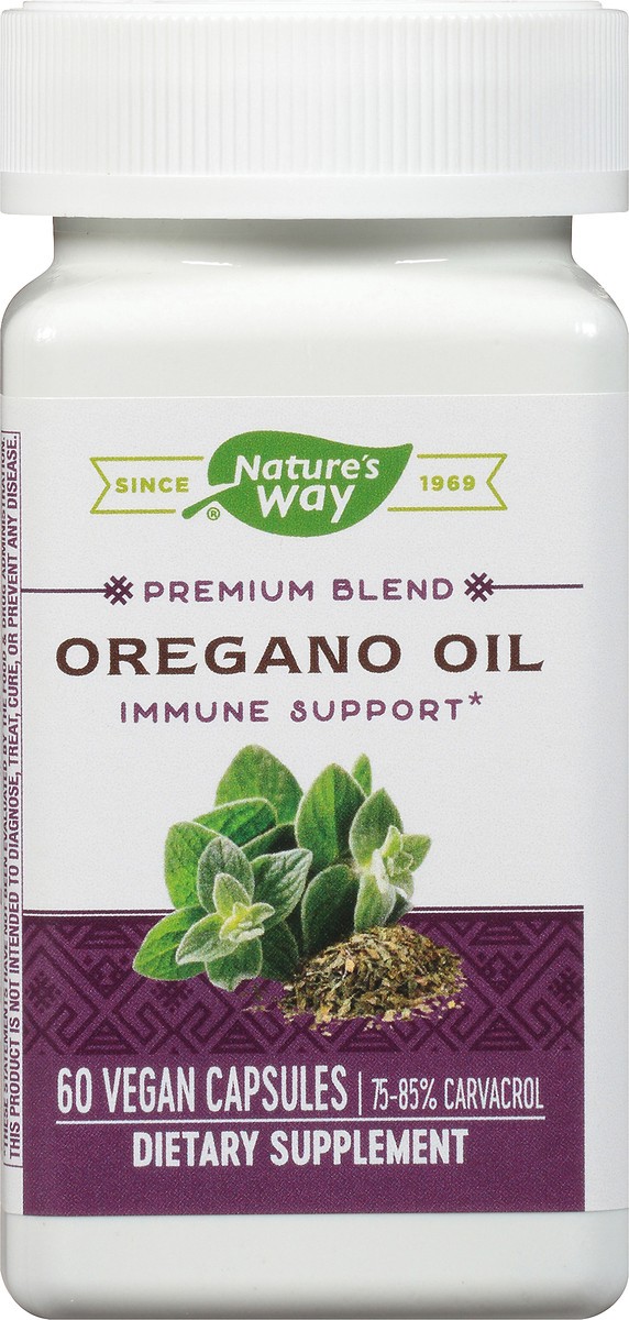 slide 9 of 9, Nature's Way Premium Blend Oregano Oil 60 Vegan Capsules, 60 ct