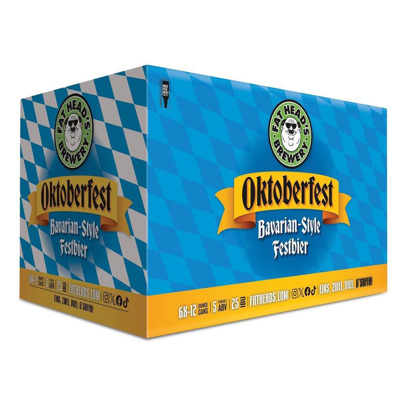 slide 3 of 3, Fat Head's Brewery Fat Head's Seasonal Beer - 6pk/12 fl oz Cans, 6 ct; 12 fl oz