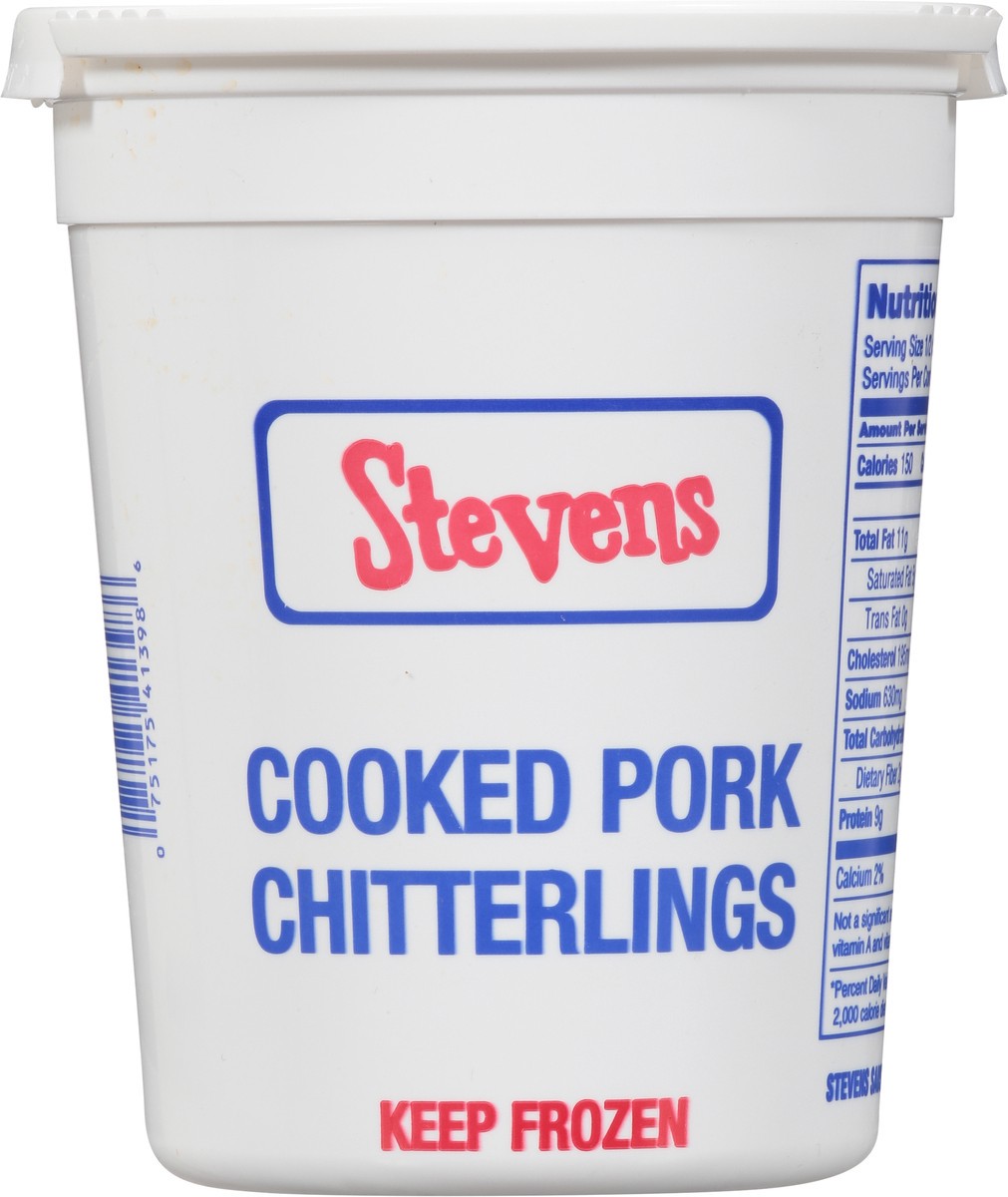 slide 13 of 13, Stevens Cooked Pork Chitterlings 28 oz, 28 oz