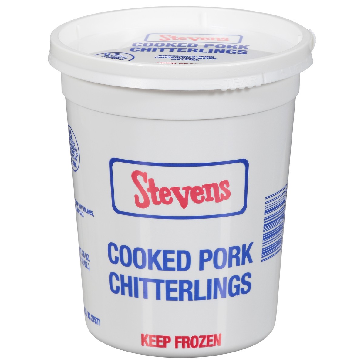 slide 1 of 13, Stevens Cooked Pork Chitterlings 28 oz, 28 oz