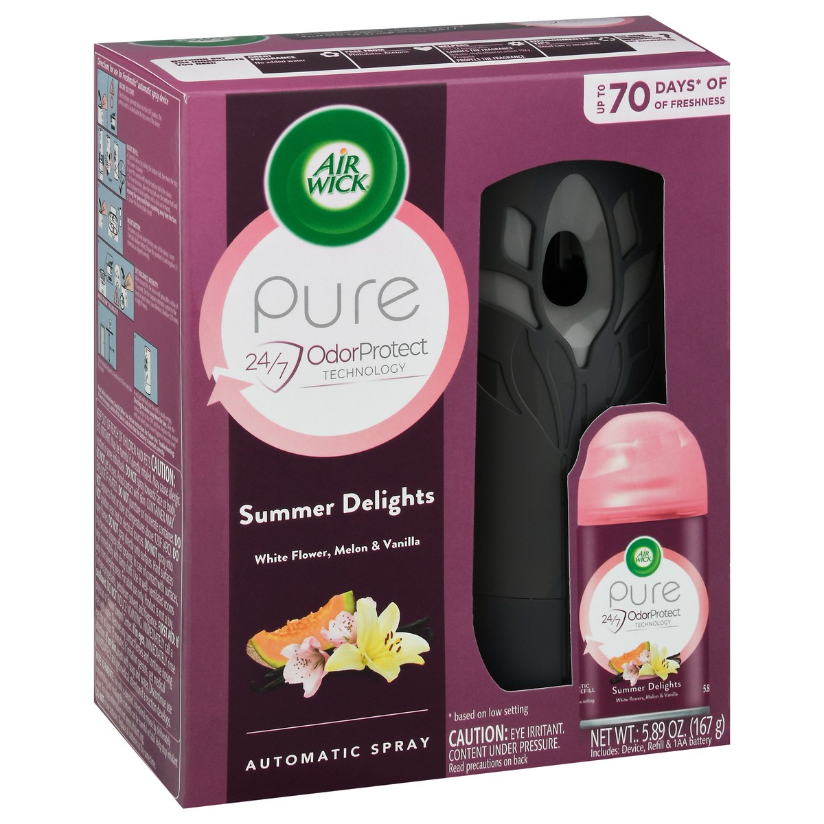 slide 2 of 9, Air Wick Freshmatic Life Scents Summer Delights Kit, 16.7 oz