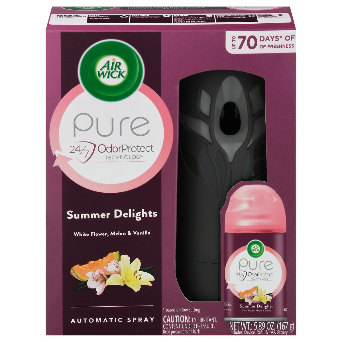 slide 1 of 9, Air Wick Freshmatic Life Scents Summer Delights Kit, 16.7 oz