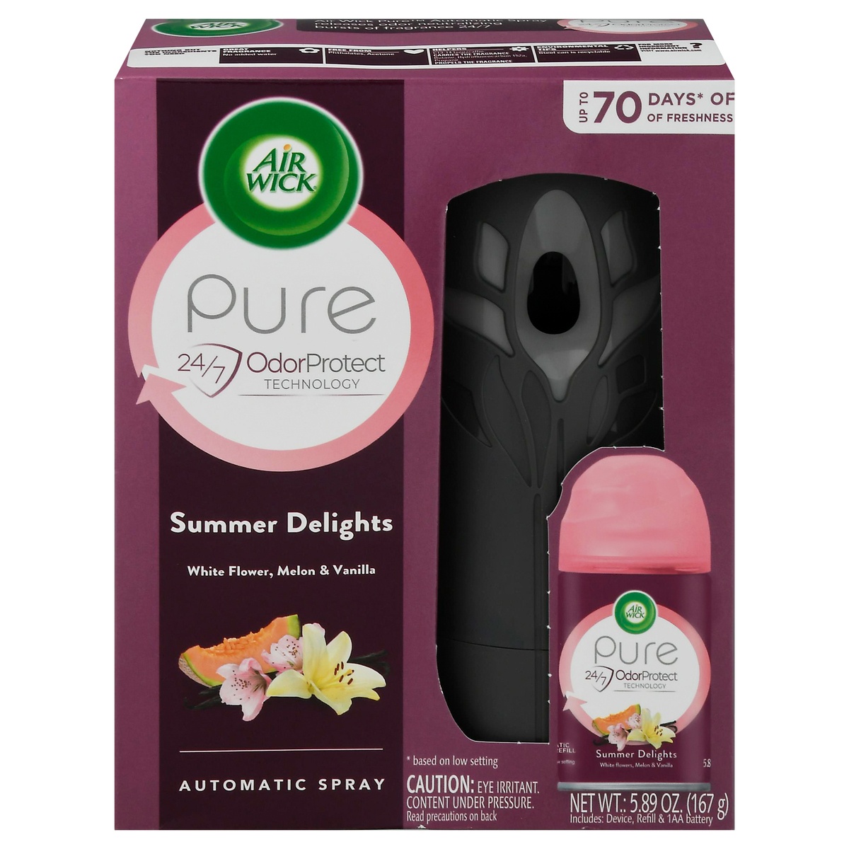slide 1 of 1, Air Wick Freshmatic Life Scents Summer Delights Kit, 16.7 oz