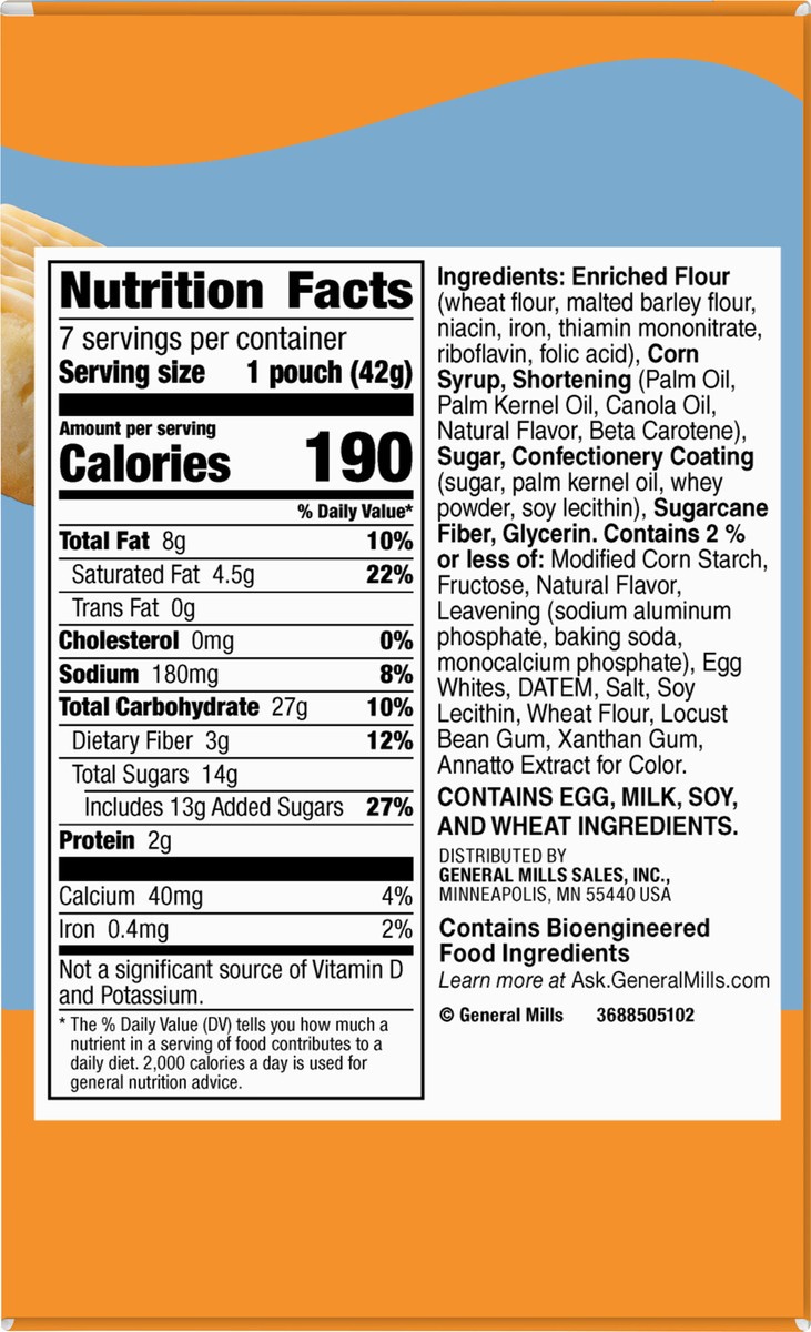 slide 8 of 9, Pillsbury Honey Butter Mini Sweet Biscuits, 7 pouches, 28 ct, 7 ct