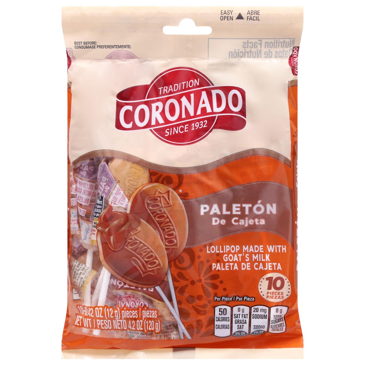 slide 1 of 14, Coronado Dulce de Leche Candy, 10 ct
