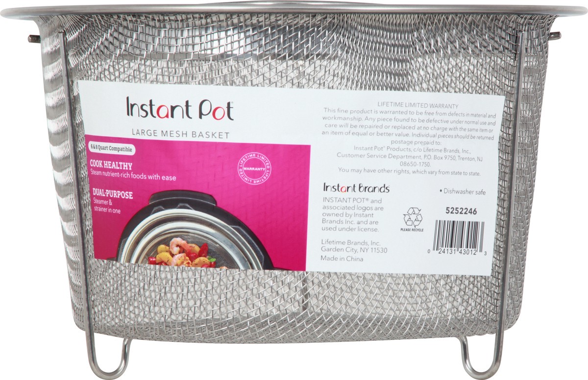 slide 6 of 9, Instant Pot Large Mesh Basket 1 ea, 1 ct